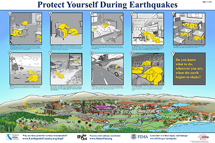 FEMA protect yourself during earthquakes